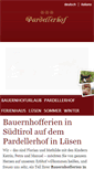 Mobile Screenshot of pardellerhof.com