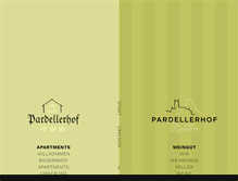 Tablet Screenshot of pardellerhof.it
